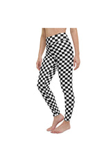 Checkered Yoga Leggings - Objet D'Art