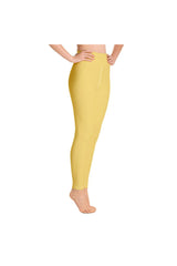 Pale Yellow Yoga Leggings - Objet D'Art