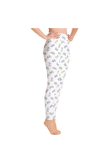 Bicycle Print Yoga Leggings - Objet D'Art