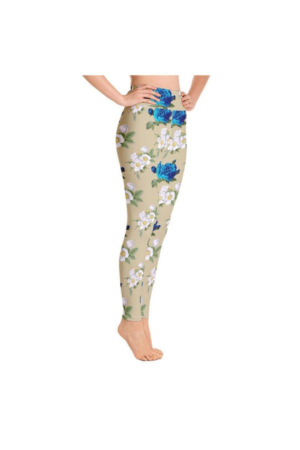 Floral Yoga Leggings - Objet D'Art