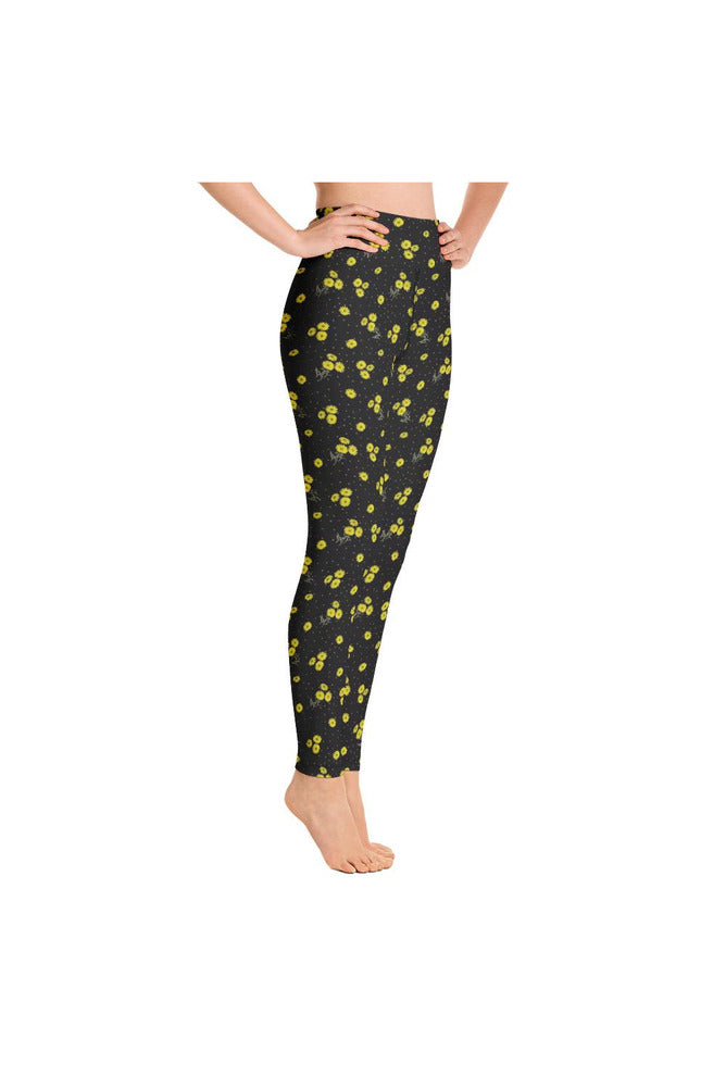Daisies Yoga Leggings - Objet D'Art