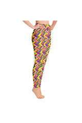 Herringbone Rainbow Yoga Leggings - Objet D'Art