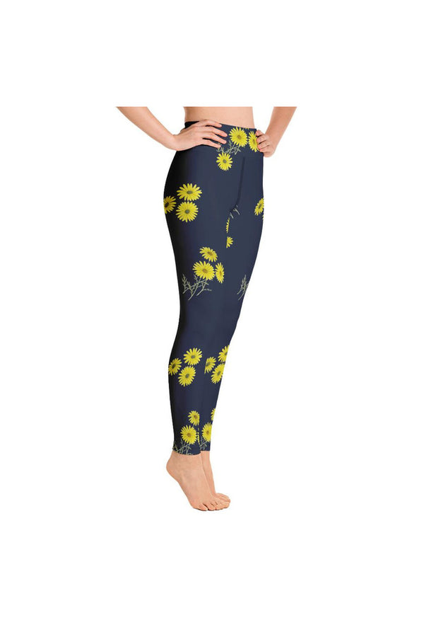 Daisies Yoga Leggings - Objet D'Art