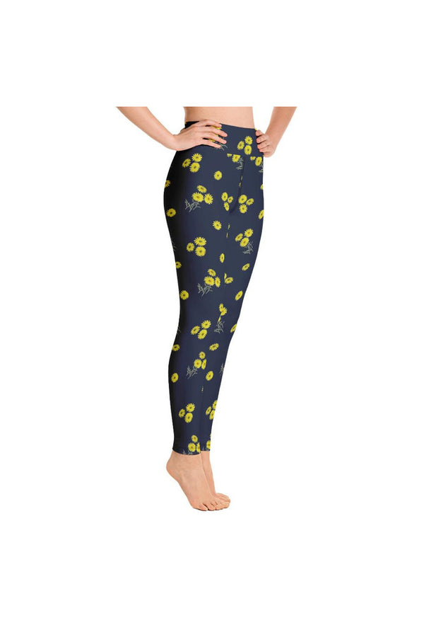 Daisies Yoga Leggings - Objet D'Art
