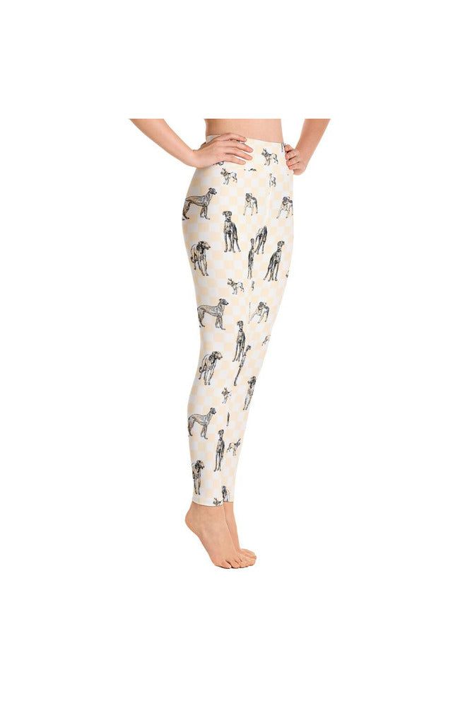 Pooch Power Yoga Leggings - Objet D'Art