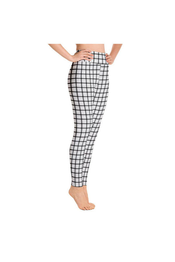 Plaid Yoga Leggings - Objet D'Art