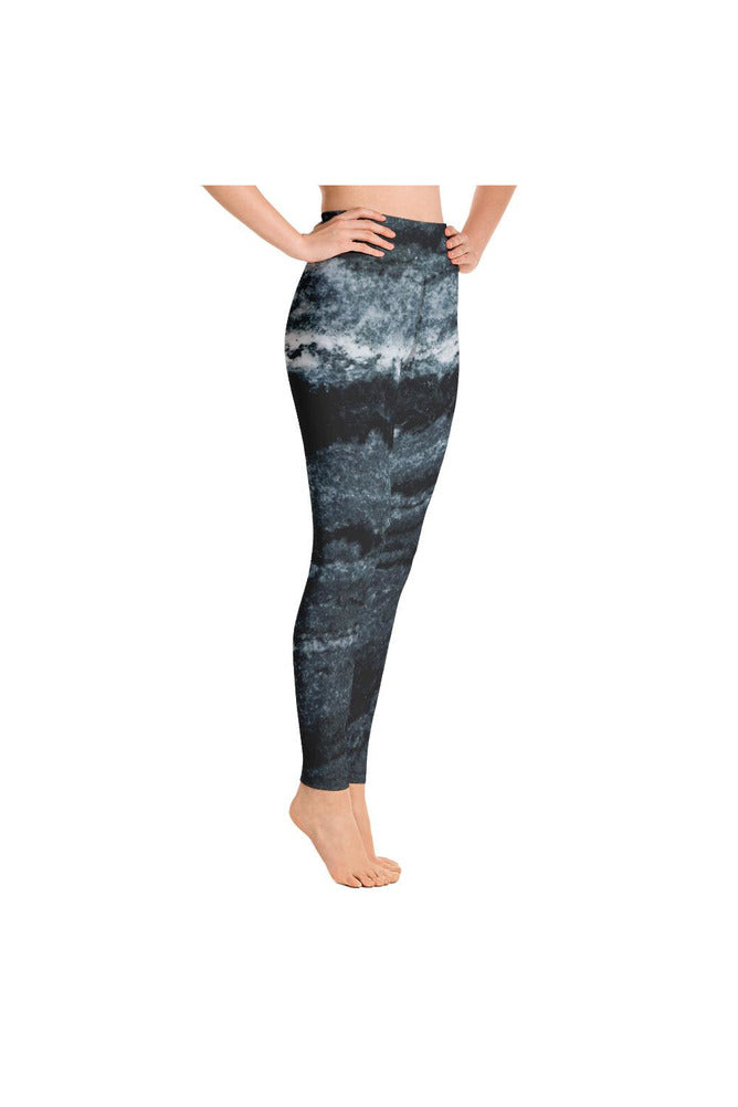 Green Marble Yoga Leggings - Objet D'Art