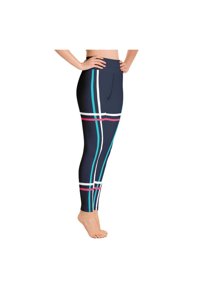 Striped Yoga Leggings - Objet D'Art
