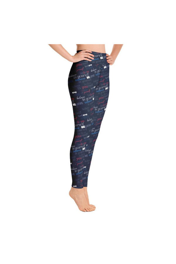 Believe in Yourself Yoga Leggings - Objet D'Art