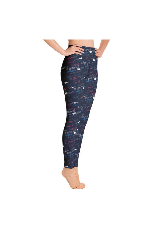 Believe in Yourself Yoga Leggings - Objet D'Art