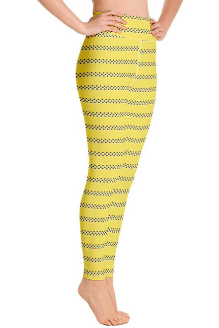 Striped Yoga Leggings - Objet D'Art