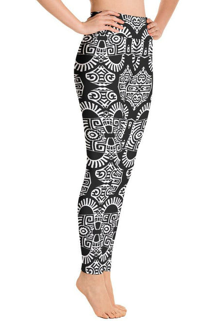 Arabesque Yoga Leggings - Objet D'Art