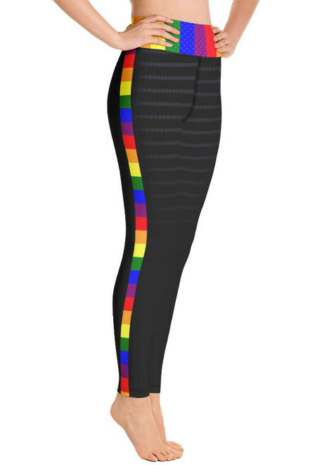 Rainbow Yoga Leggings - Objet D'Art