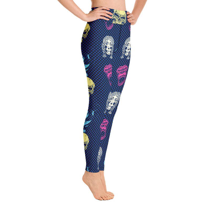 Nightmarish Yoga Leggings - Objet D'Art