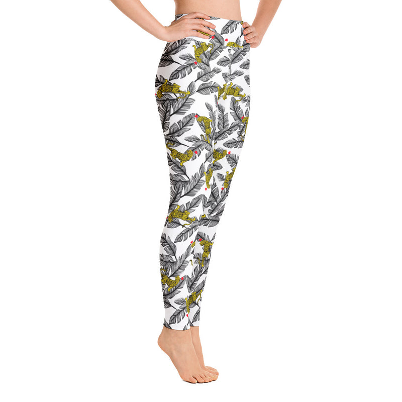 Crouching Tiger Yoga Leggings - Objet D'Art