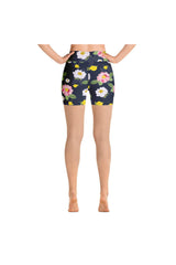 Floral Flurry Yoga Shorts - Objet D'Art