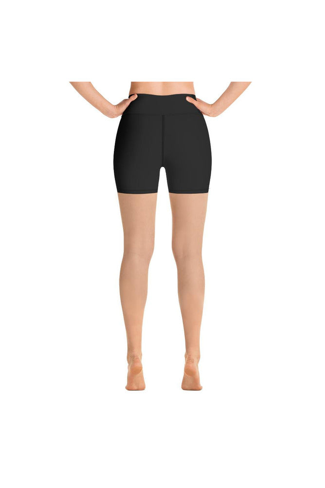 Monarch Brown Yoga Shorts - Objet D'Art