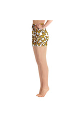 Monarch Butterflies Yoga Shorts - Objet D'Art