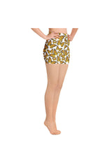 Monarch Butterflies Yoga Shorts - Objet D'Art