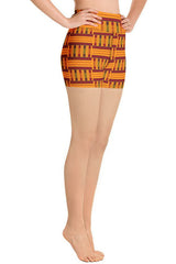 Kente Yoga Shorts - Objet D'Art