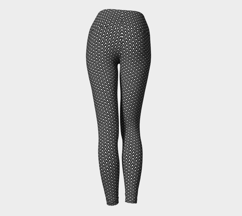 Honeycomb Star Yoga Leggings - Objet D'Art