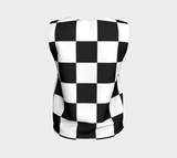 Checkered Loose Tank Top - Objet D'Art