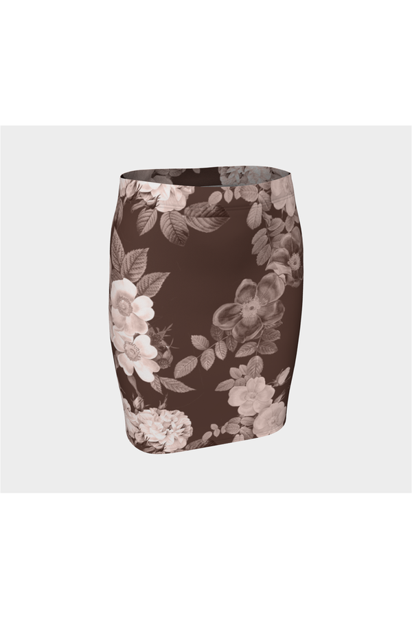 Floral Fitted Skirt - Objet D'Art