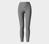 Micro Striped Yoga Leggings - Objet D'Art