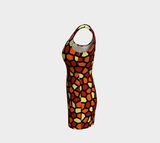 Mosaic Bodycon Dress - Objet D'Art