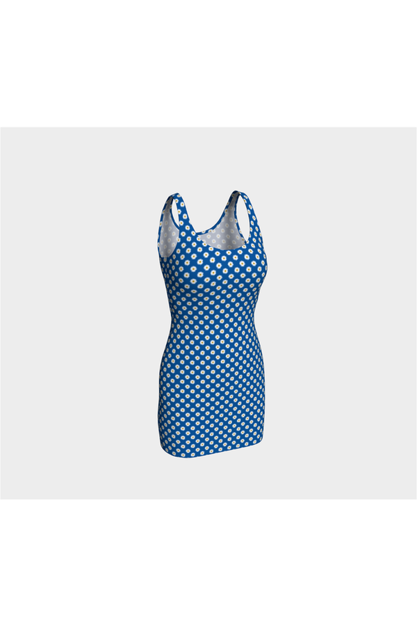 Daisy Blue Bodycon Dress - Objet D'Art