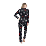 Women's Satin Pajamas (AOP) - Objet D'Art