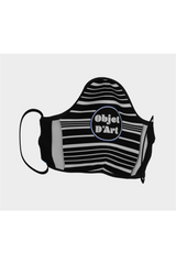 Striped Face Covering - Objet D'Art