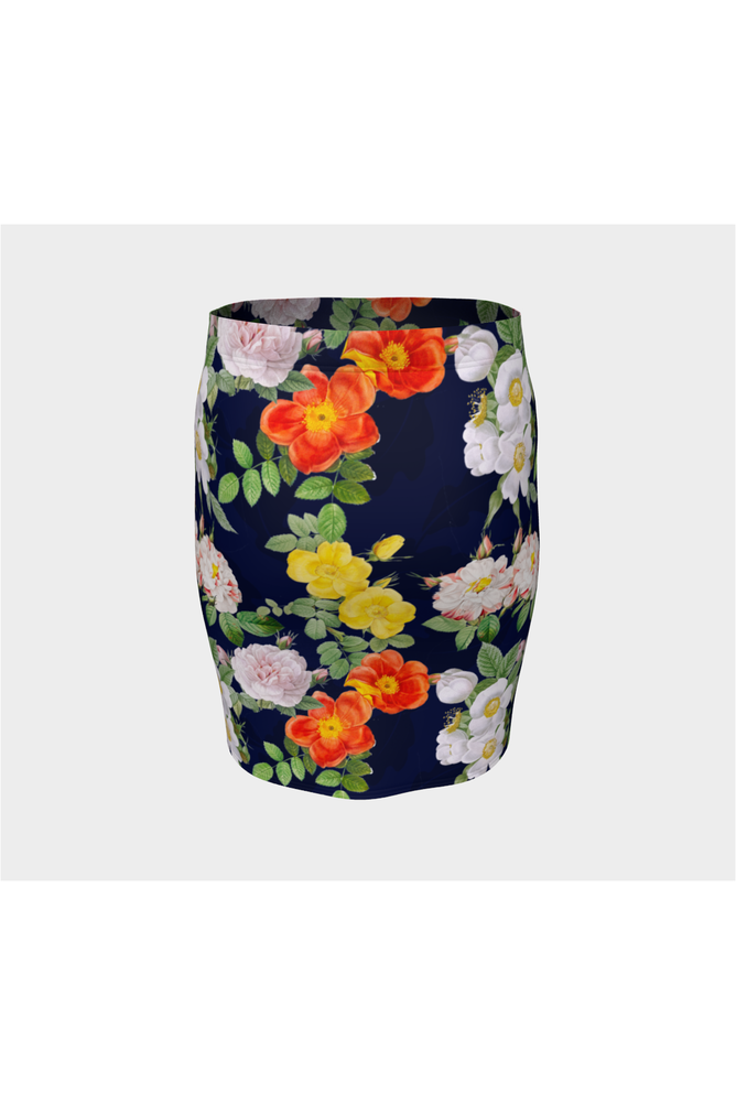 Floral Fitted Skirt - Objet D'Art