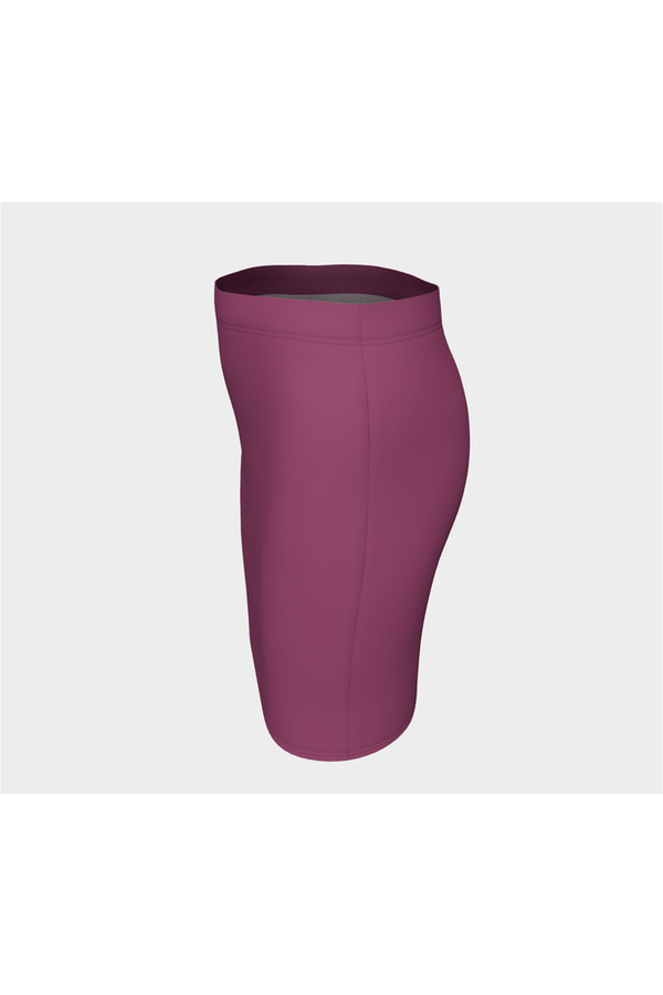 Berry Blush Fitted Skirt - Objet D'Art