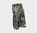 Calligraphy Flare Skirt - Objet D'Art
