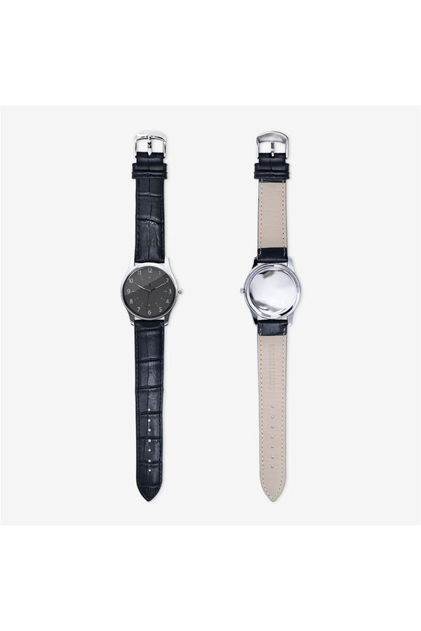 The Minimalist's Moment Classic Fashion Unisex Print Black Quartz Watch - Objet D'Art