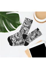 Asian Koi Print Socks - Objet D'Art