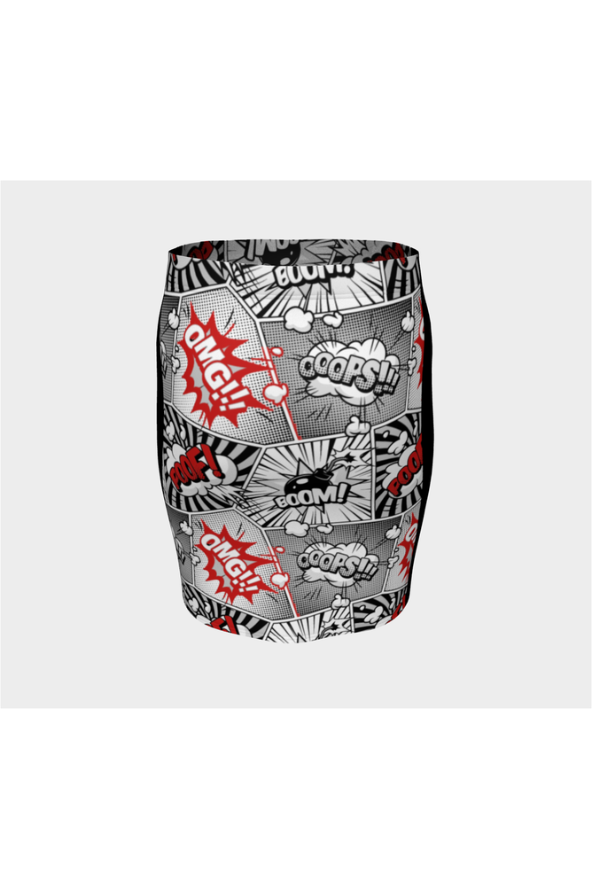 Poof Fitted Skirt - Objet D'Art