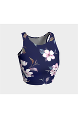 Floral Azul Athletic Top - Objet D'Art