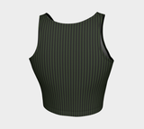 Organic Green Athletic Crop Top - Objet D'Art