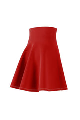 Pan African Red Women's Skater Skirt - Objet D'Art