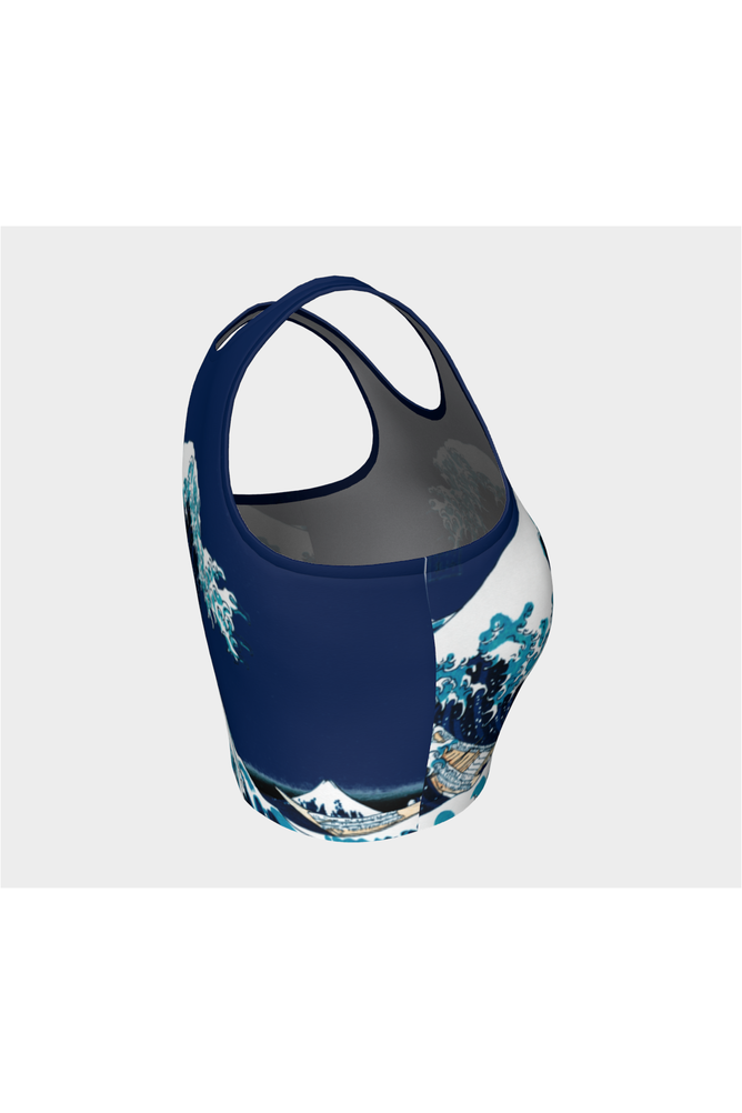 Great Wave Off Kanagawa Athletic Top - Objet D'Art