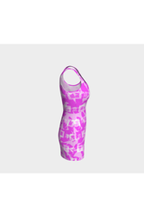 PInk Adinkra Bodycon Dress - Objet D'Art