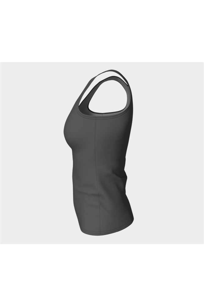 Gray Skies Fitted Tank Top - Objet D'Art