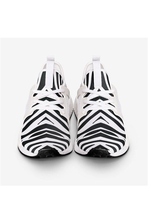 Zebra Print Unisex Lightweight Sneaker - Objet D'Art