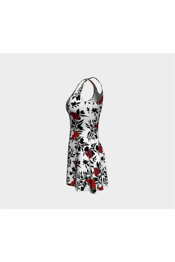 Rosy Red Flare Dress - Objet D'Art