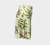 Earth Tone Floral Flare Skirt - Objet D'Art