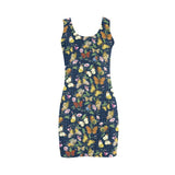 butterfly greek key print 2 Medea Vest Dress (Model D06) - Objet D'Art