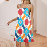 atomic angel Drawstring Neck Sleeveless Dress (Model D68) - Objet D'Art