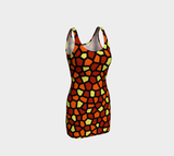 Mosaic Bodycon Dress - Objet D'Art